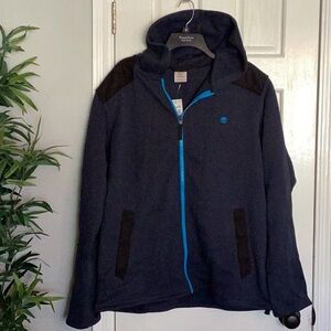 Timberland men’s blue zip up NWT XL